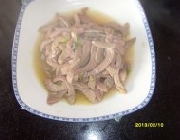 家常菜——韭黄炒猪腰子