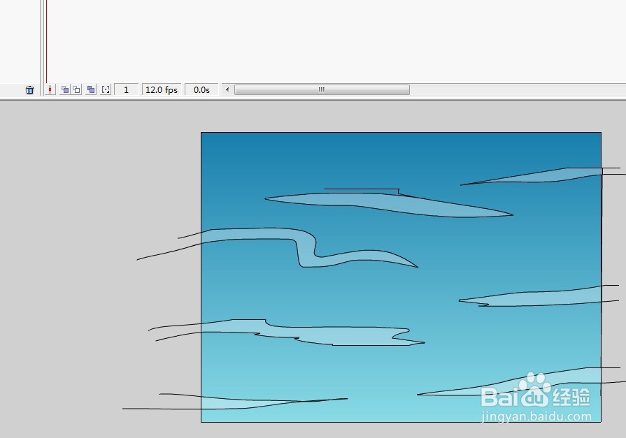 flash绘制好看的星空背景教程