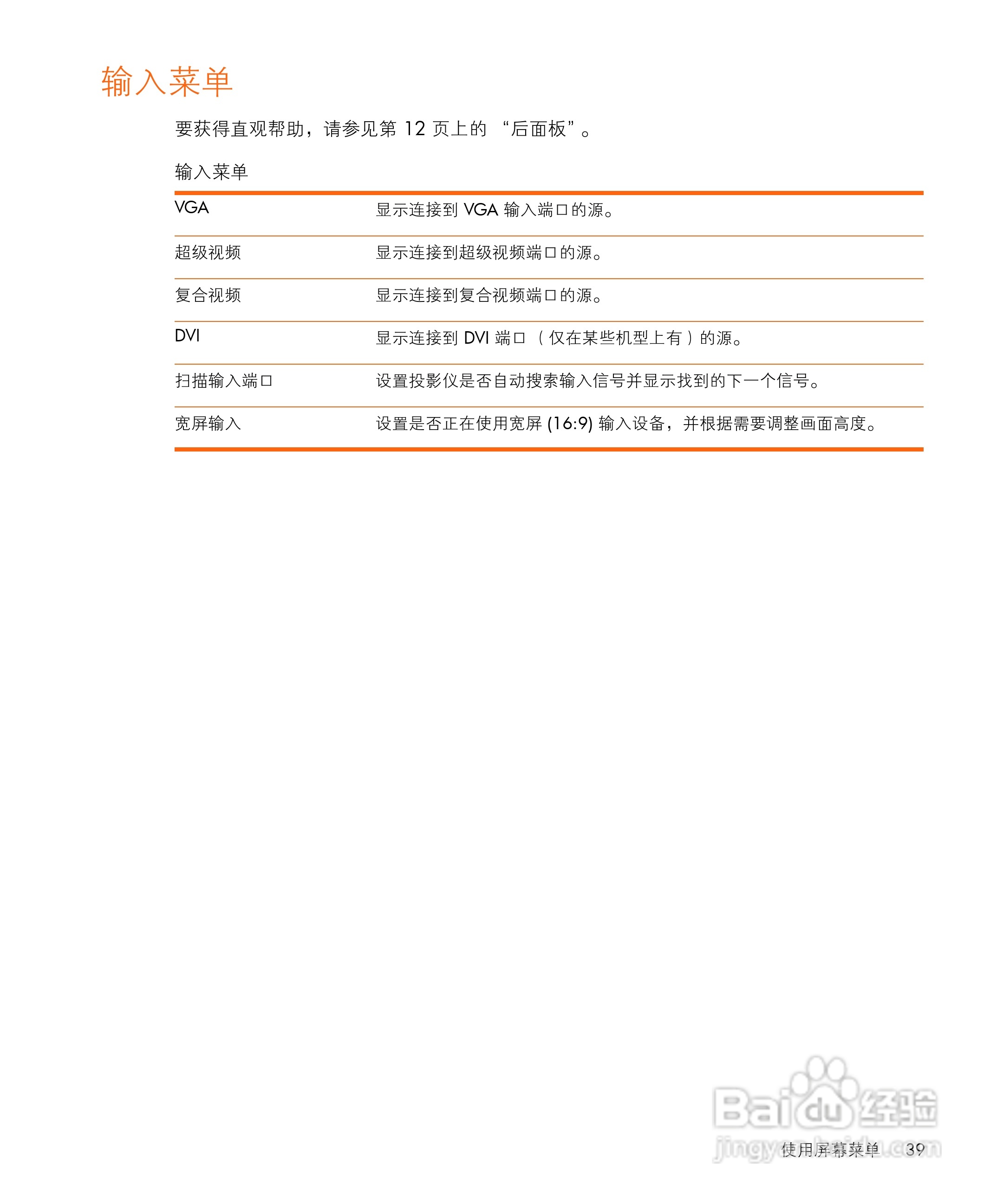 HP vp6300数字投影仪用户手册:[4]