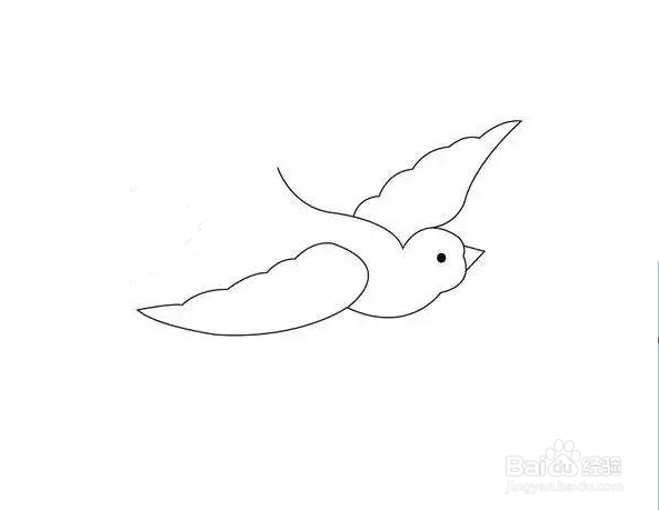 小燕子简笔画