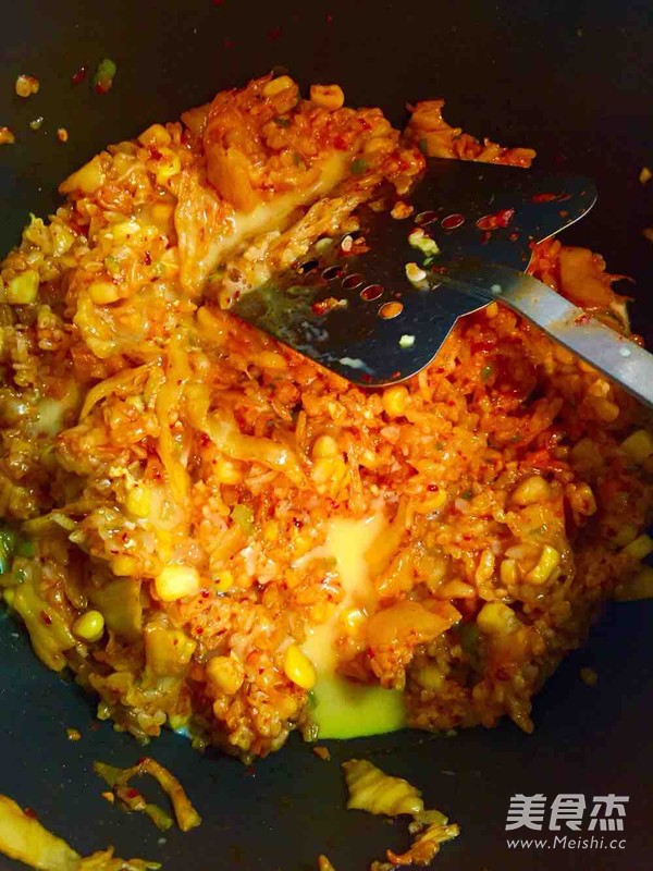 蛋包饭(辣白菜口味)