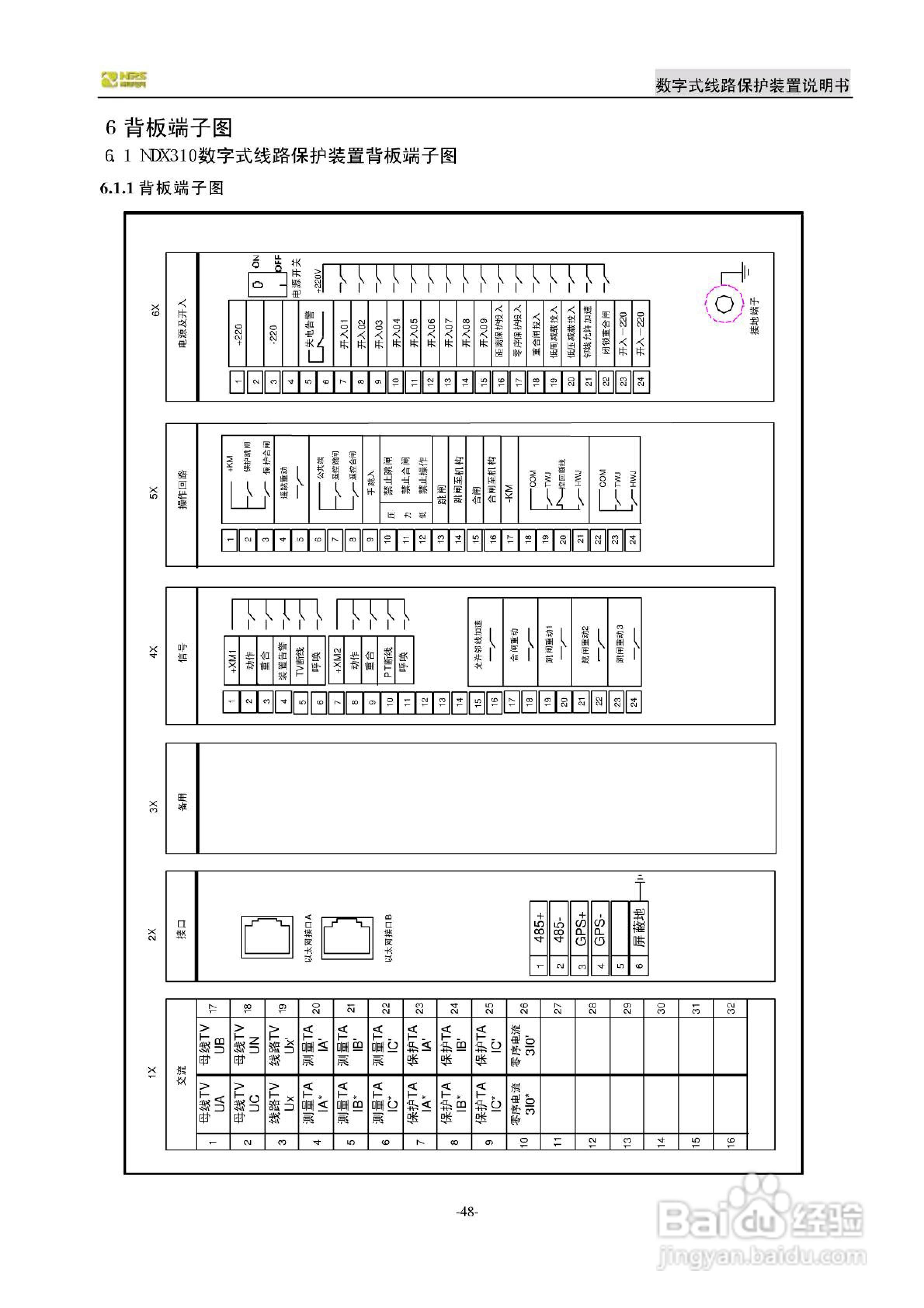 南自NDX326数字式线路保护装置说明书:[5]