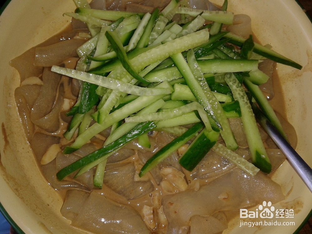 快手菜——凉拌东北拉皮