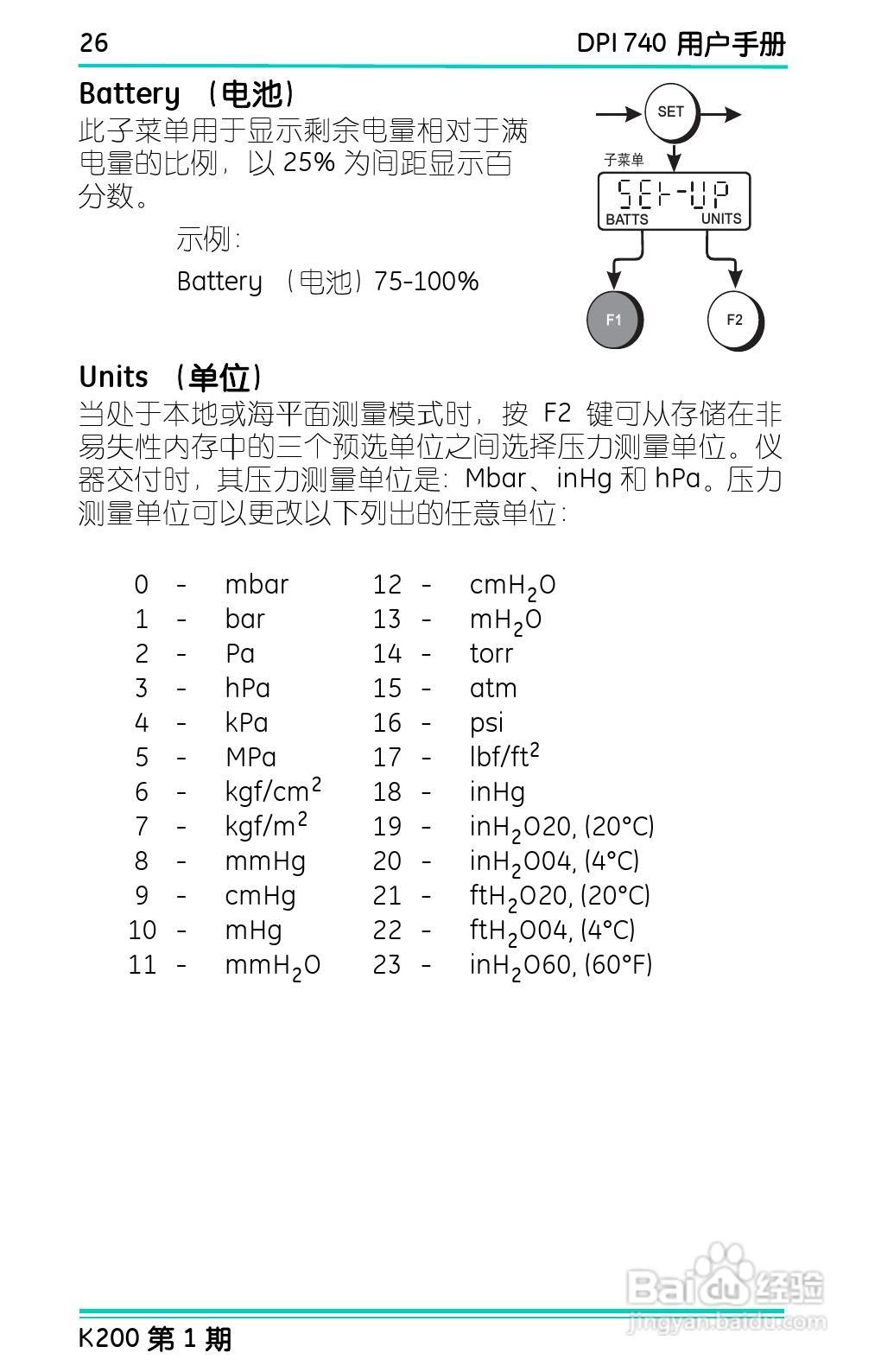 GE Druck DPI 740精密压力指示仪用户手册:[4]