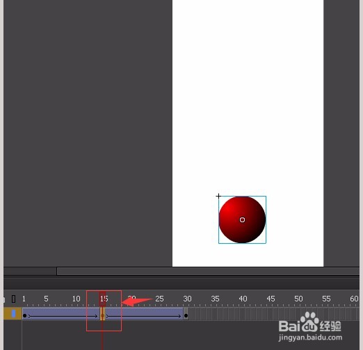 用flash 怎么做球体弹跳运动