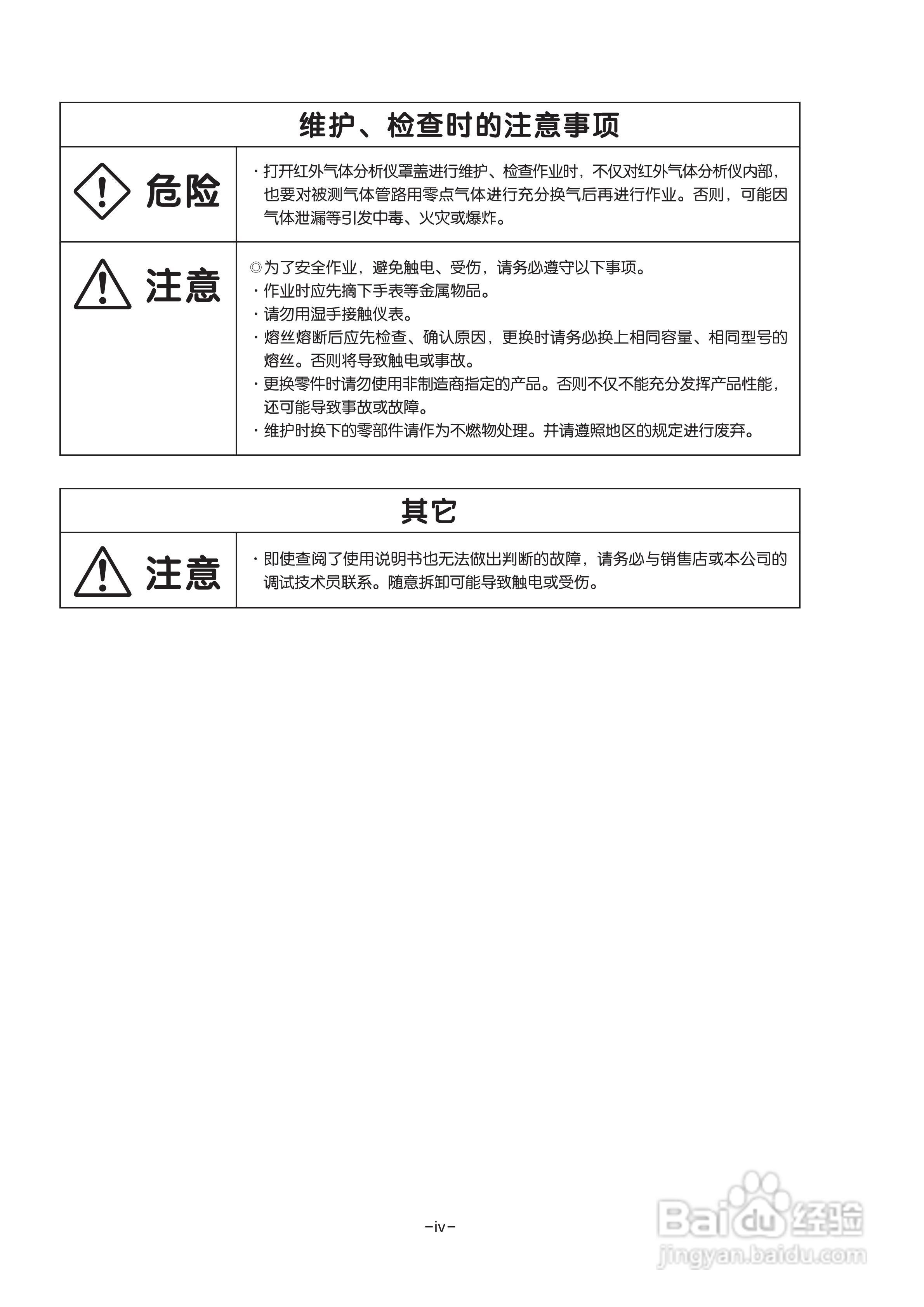 富士ZRE 红外气体分析仪使用说明书:[1]