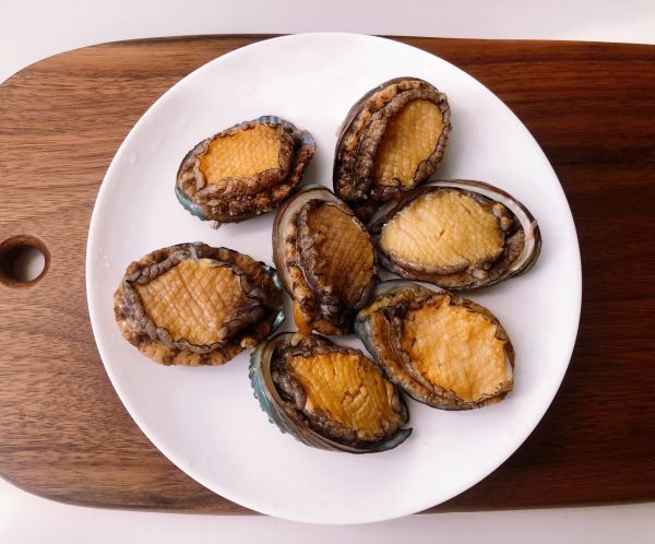 河虾籽豉油蒸鲍鱼