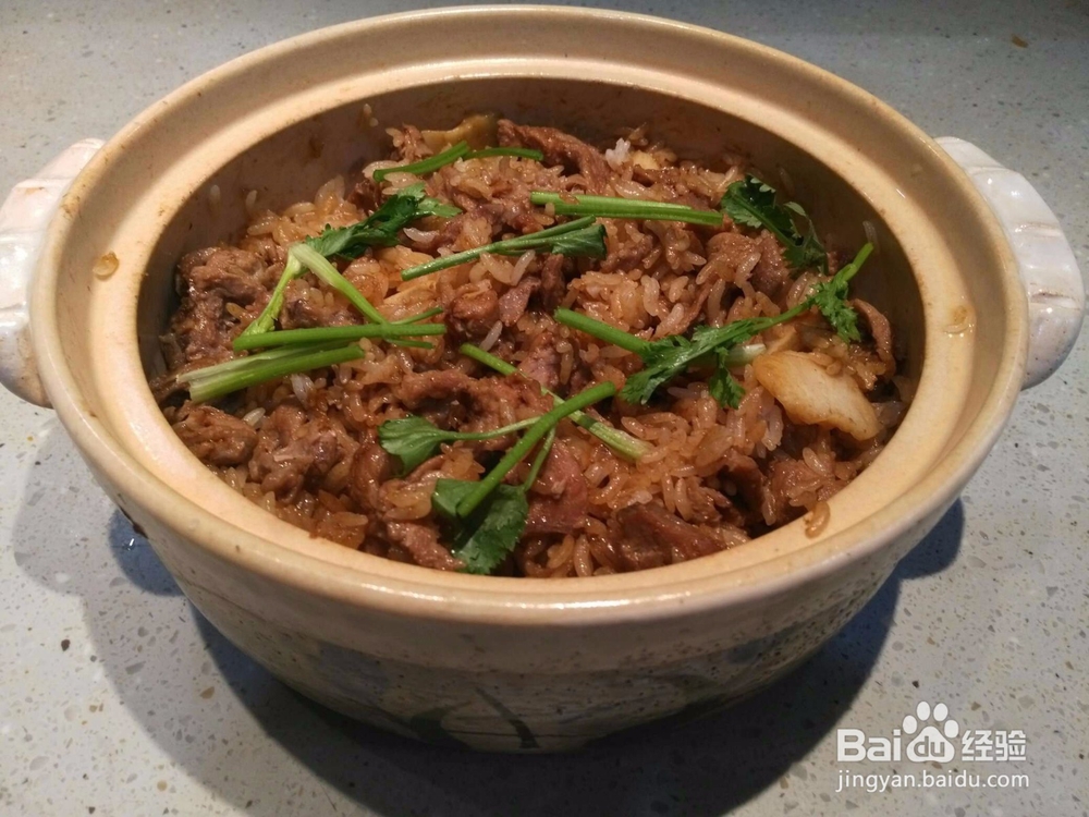 开心果姐姐马蹄牛肉肽米煲仔饭