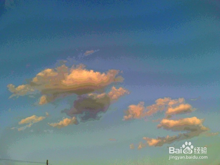 怎样在傍晚拍天上的飘云花