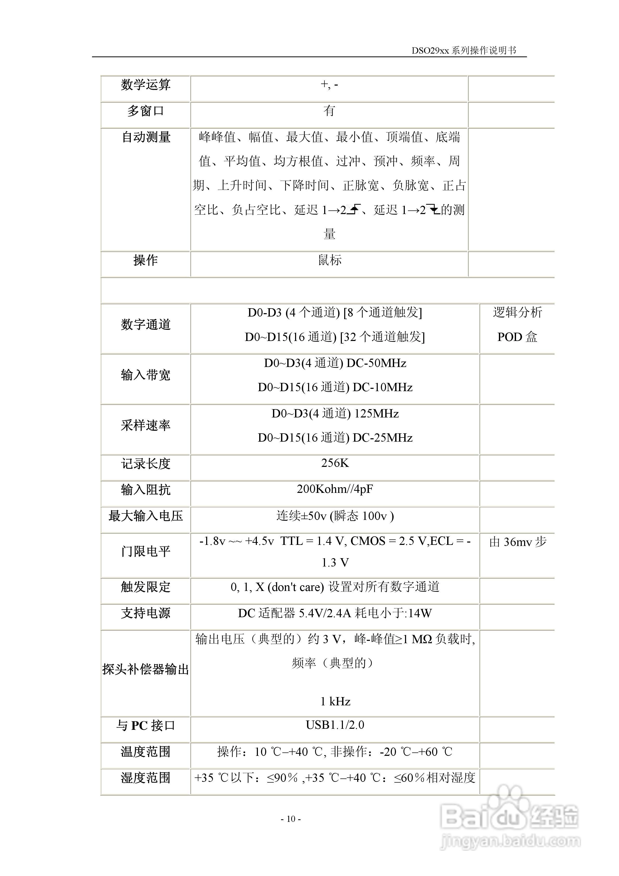 DSO-2902型双通道数字存储示波器/八通道逻辑分析仪/双:[2]