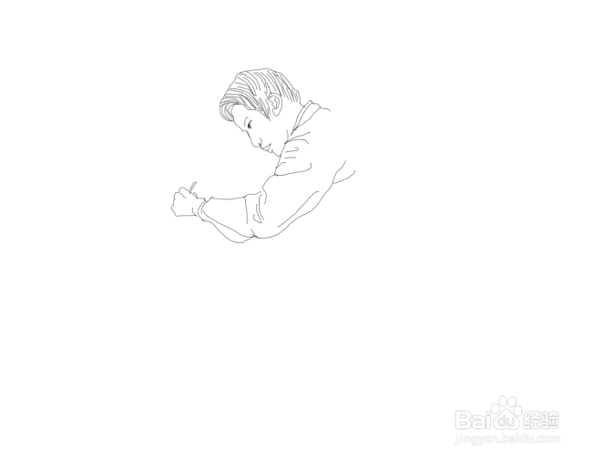 李保国简笔画如何画