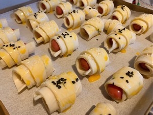 香肠可颂（手抓饼版）