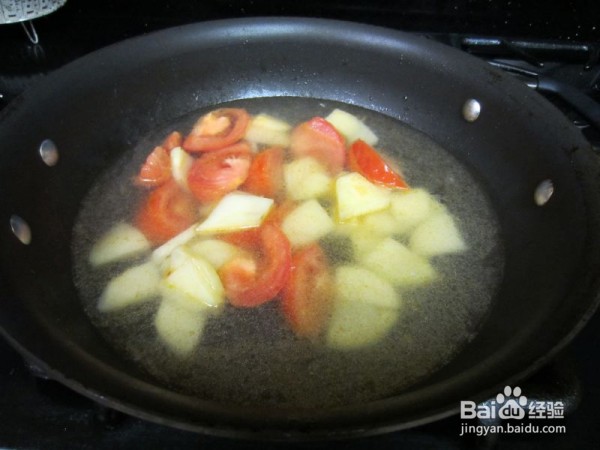 西红柿土豆鸡蛋汤