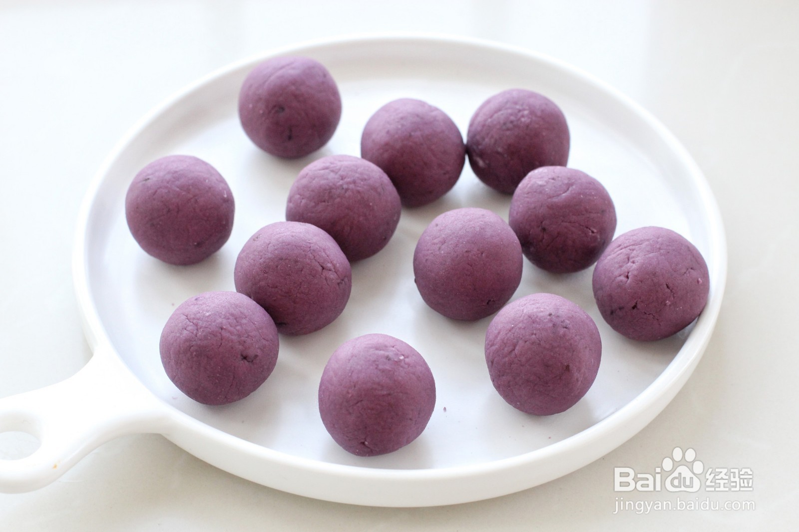 怎么做水晶紫薯糯米丸子