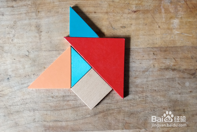 用七巧板怎样拼一只嘴很大的鸟儿？