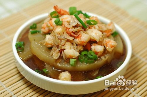 虾味萝卜煮的做法