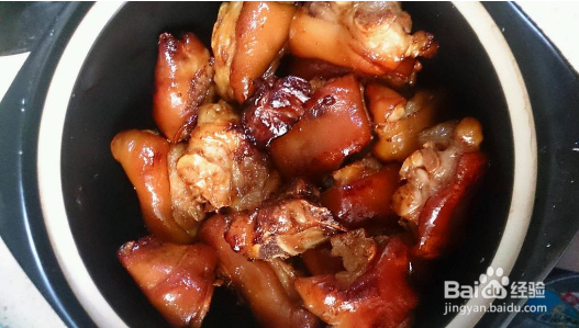 黄豆猪蹄的做法