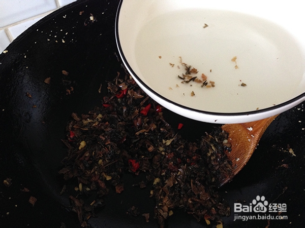 五味干炒臭豆腐的做法