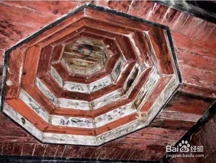 中国传统古建筑中藻井式天花的形式和种类