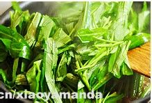 素菜也要很惹味——虾酱空心菜