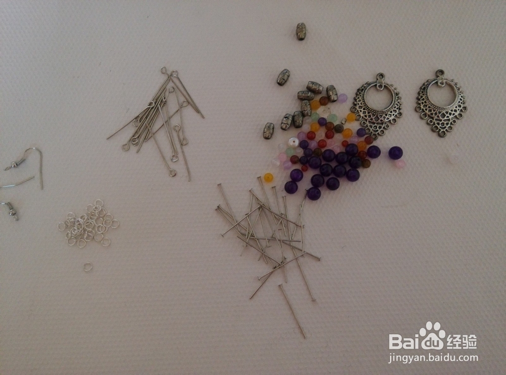 简单制作复古名族耳环