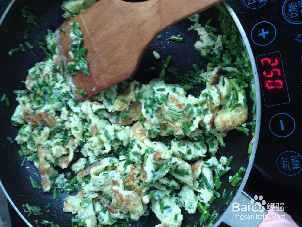 简单韭菜芯炒蛋