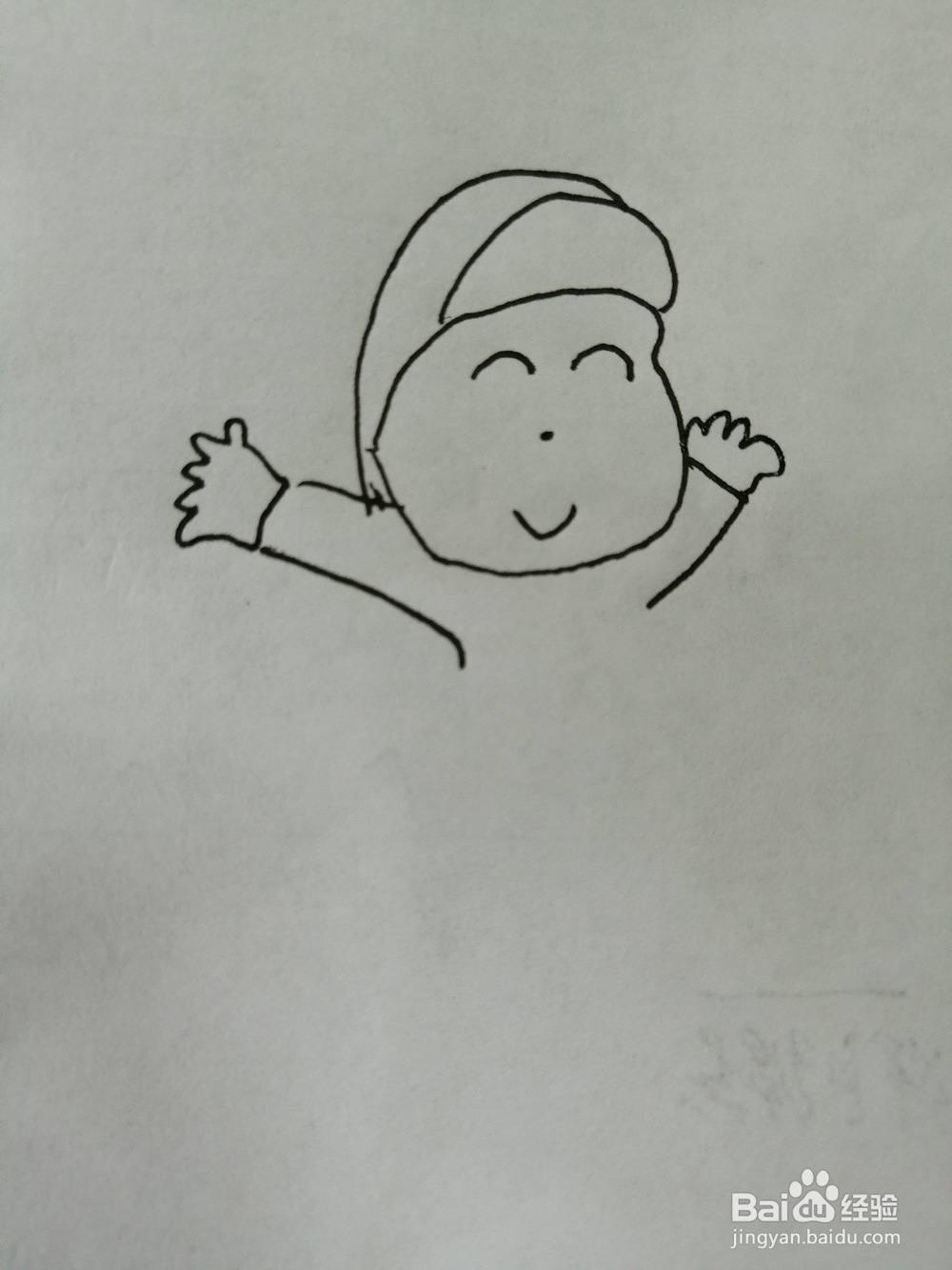 可爱的小男孩怎么画