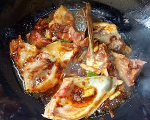 怎么做青菜烧鱼头