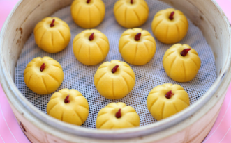 香甜糯米南瓜糕