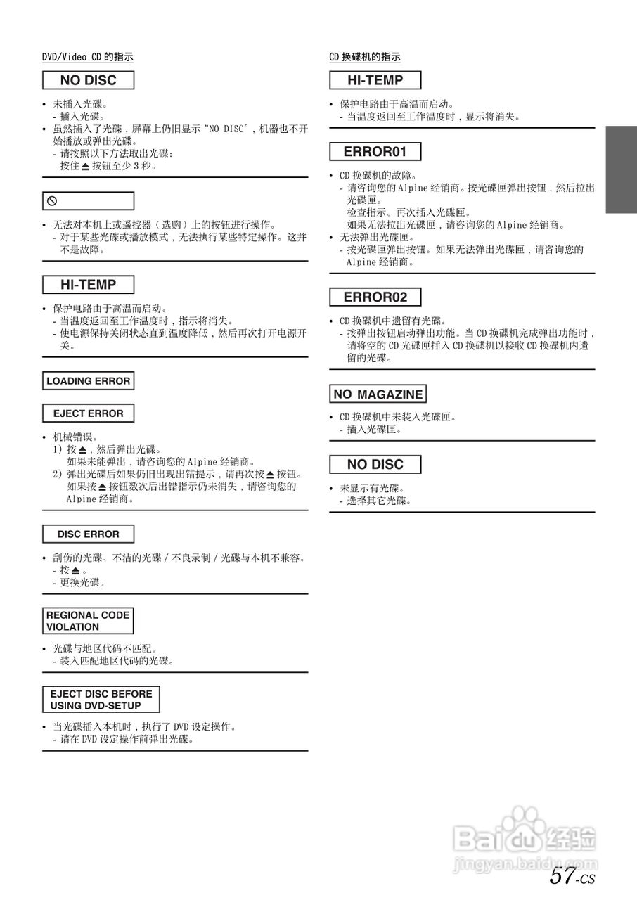 ALPINE IVA-D100E移动媒体用户说明书:[6]