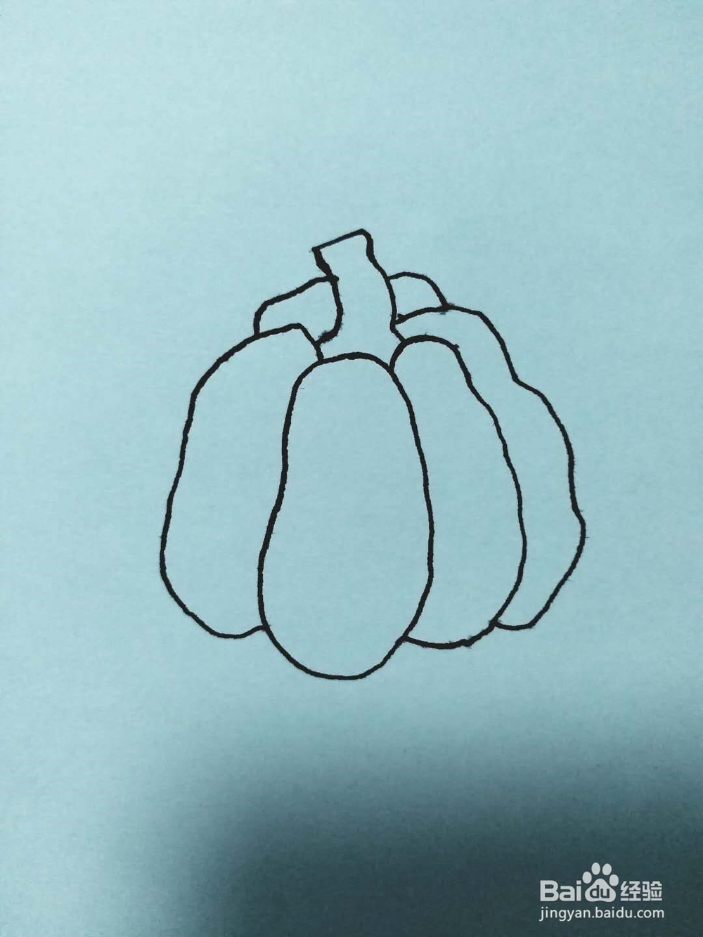 南瓜的简单画法