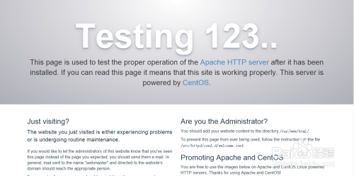 CentOS 7.0: 安装Apache MariaDB PHP