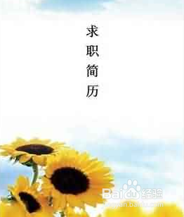 书写简历的要求