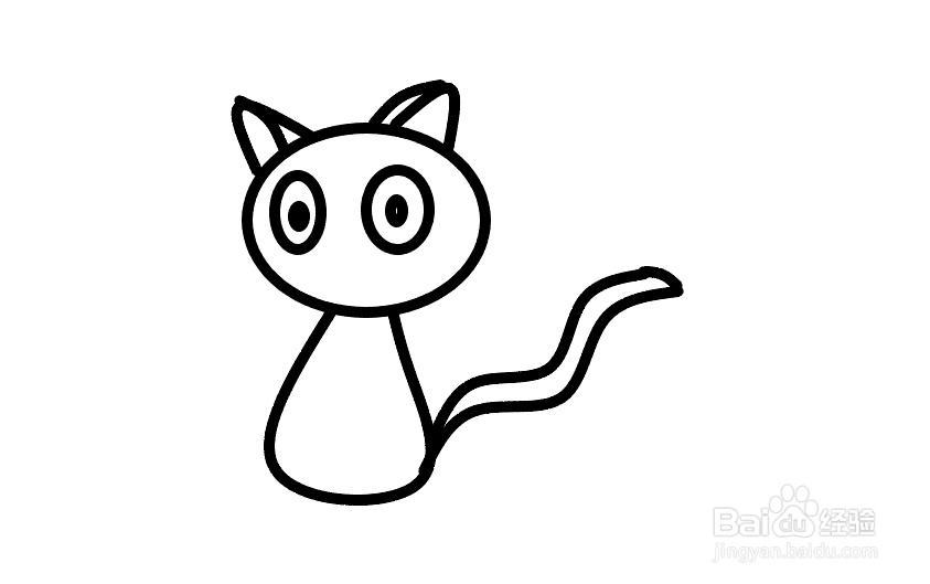 罗小黑简笔画画法