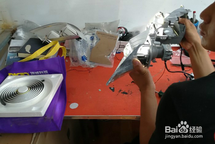 奥德赛车灯改装aes奥德赛易改件步骤，教你改