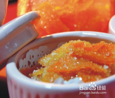 香甜糖渍橙子皮