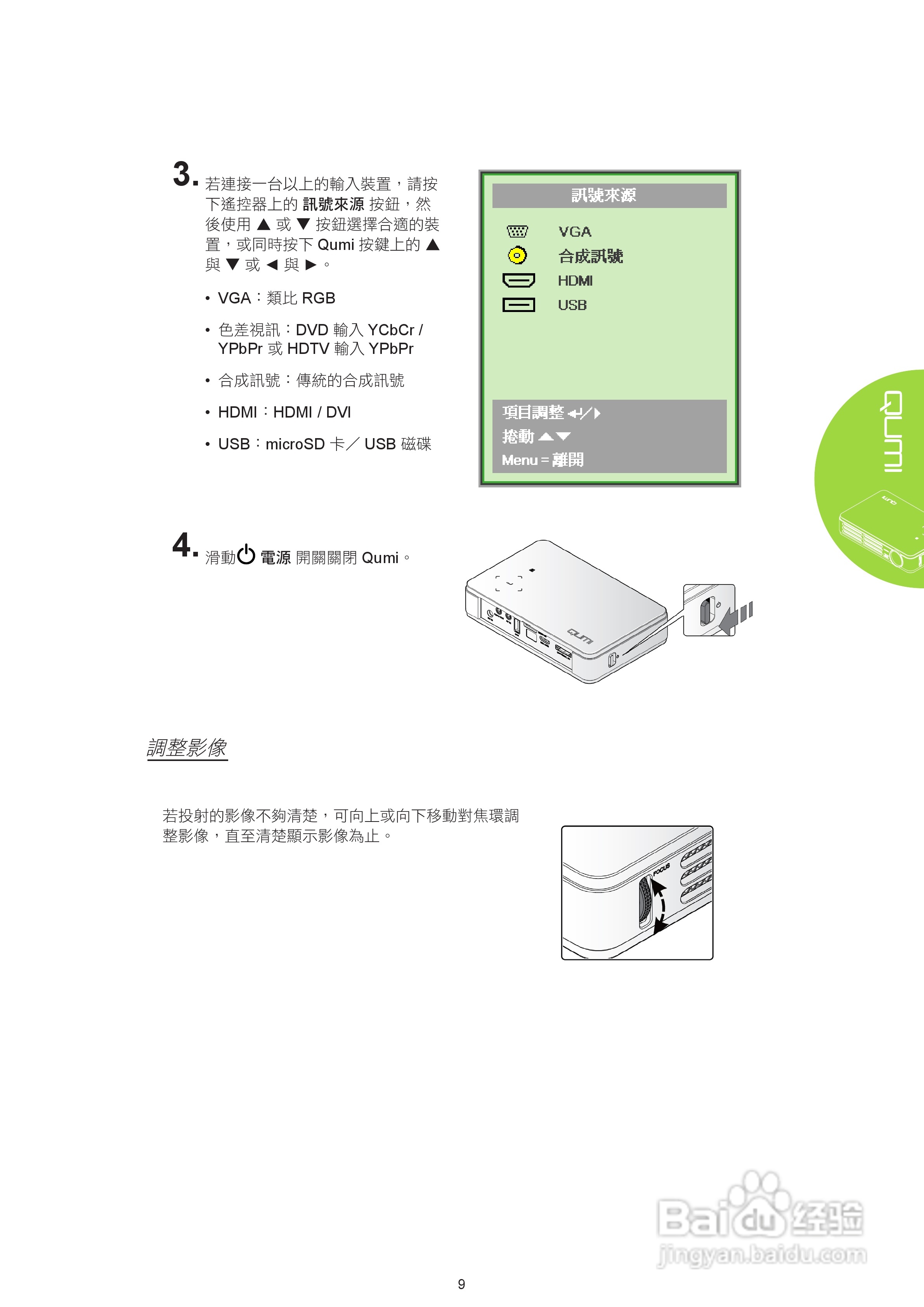 丽讯Vivitek QUMI Q2-DX投影机使用说明书:[2]