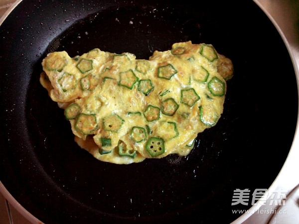 秋葵鸡蛋的做法