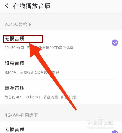 爱音乐怎么设置无损音质