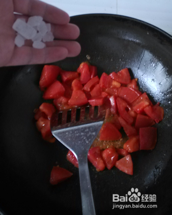 西红柿炒茄子简易做法