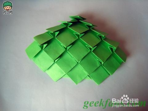 圣诞树的制作，漂亮哦