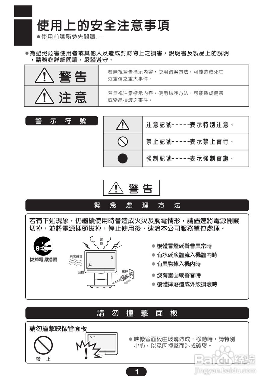 三洋ST-14M1彩电使用说明书:[1]