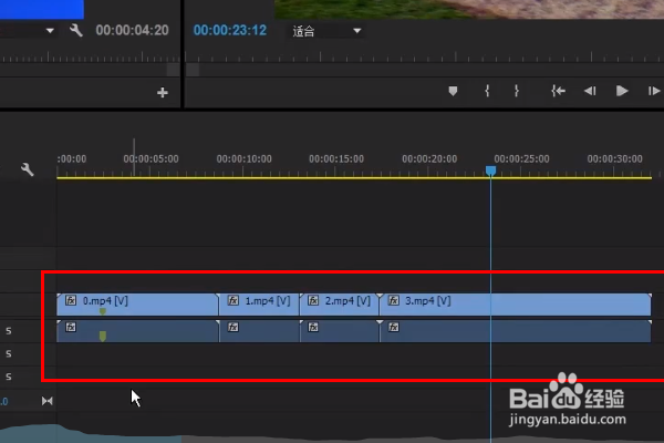 pr如何把几段素材嵌套