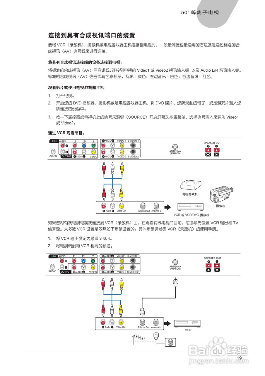 中晶MICROTEK型50寸等离子电视机使用说明书:[2]