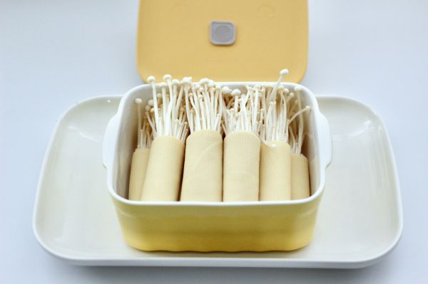 筒骨藕汤+红薯藜麦饭+剁椒金针菇豆皮