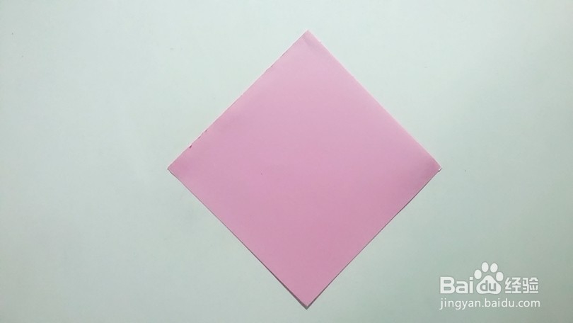 教师节的礼物------如何彩纸折叠一朵康乃馨