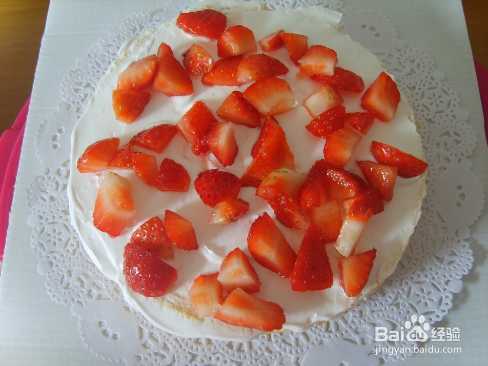 草莓圣诞老人蛋糕