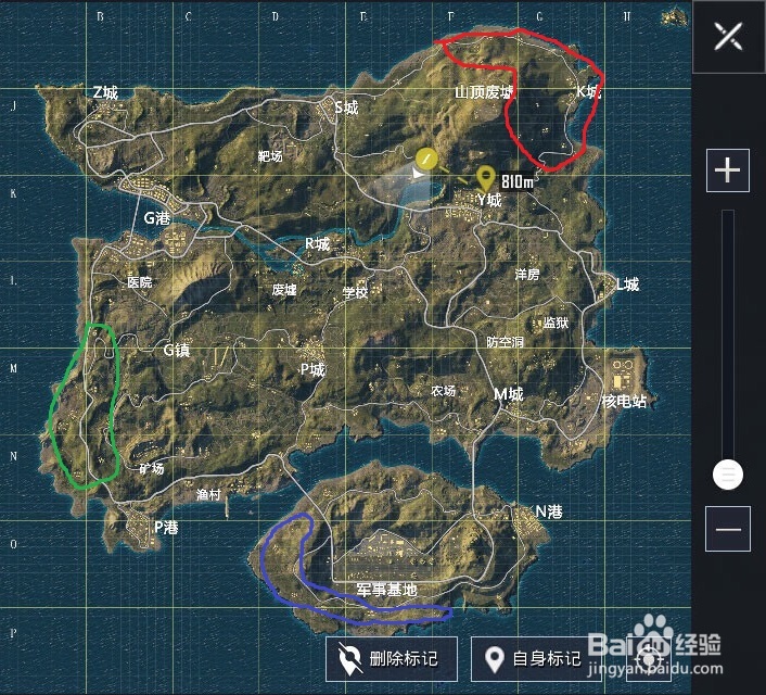 刺激战场海岛一些很肥却没有多少人跳的野点