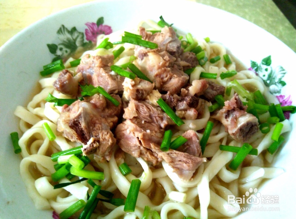 香葱小排面的做法