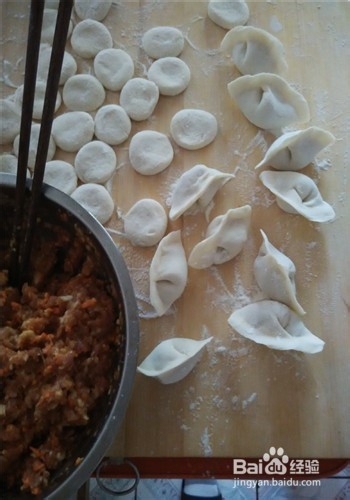 葫芦卜肉馅饺子